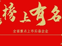 榜上有名 | 全省重点上市后备企业